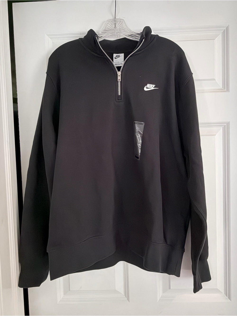 Nike Men’s Black Half-Zip Pullover Sweatshirt